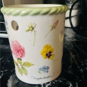Floral Ceramic Candle Holder